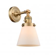 Innovations Lighting 203SW-BB-G61-LED - Cone - 1 Light - 6 inch - Brushed Brass - Adjustable Sconce